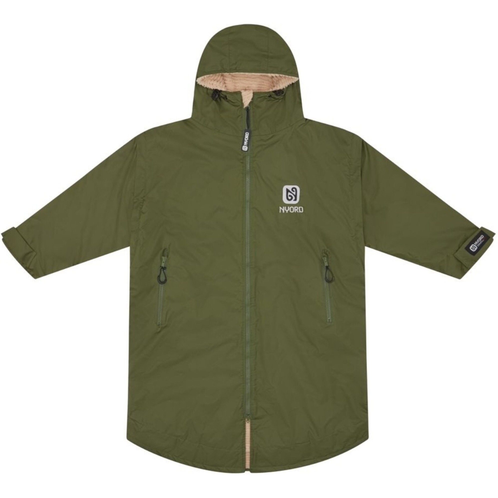 2025 Nyord Primaloft Outdoor Detachable Sleeve Changing Robe ACC0006 - Khaki / Ecru
